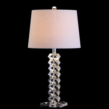 Julia 25.5" Crystal LED Table Lamp - JONATHAN Y